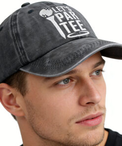 Alternative view of Golf Gifts Hats for Mom Dad, Par Tee Hats for Men Women, Adjustable Embroidered Wash Cotton Baseball Cap