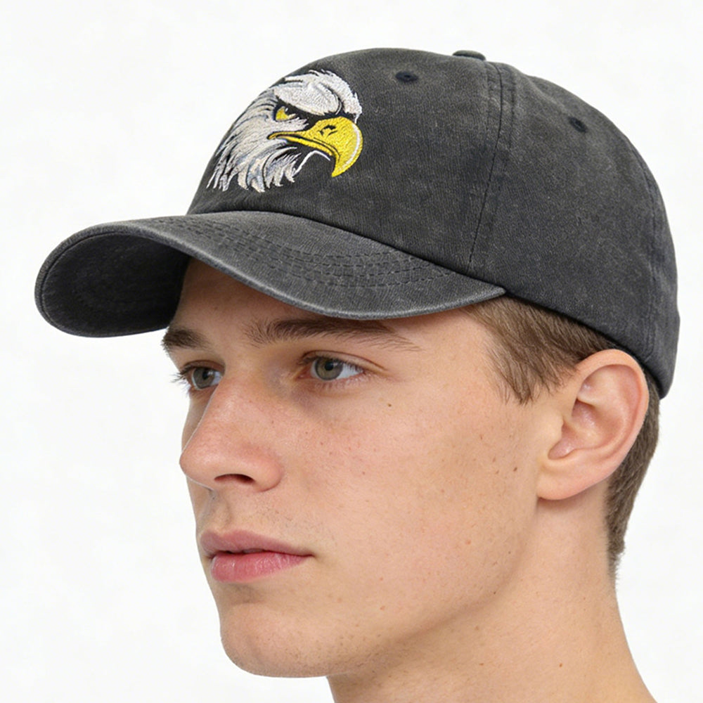 Embroidered Bald Eagle Head Hats - Image 6