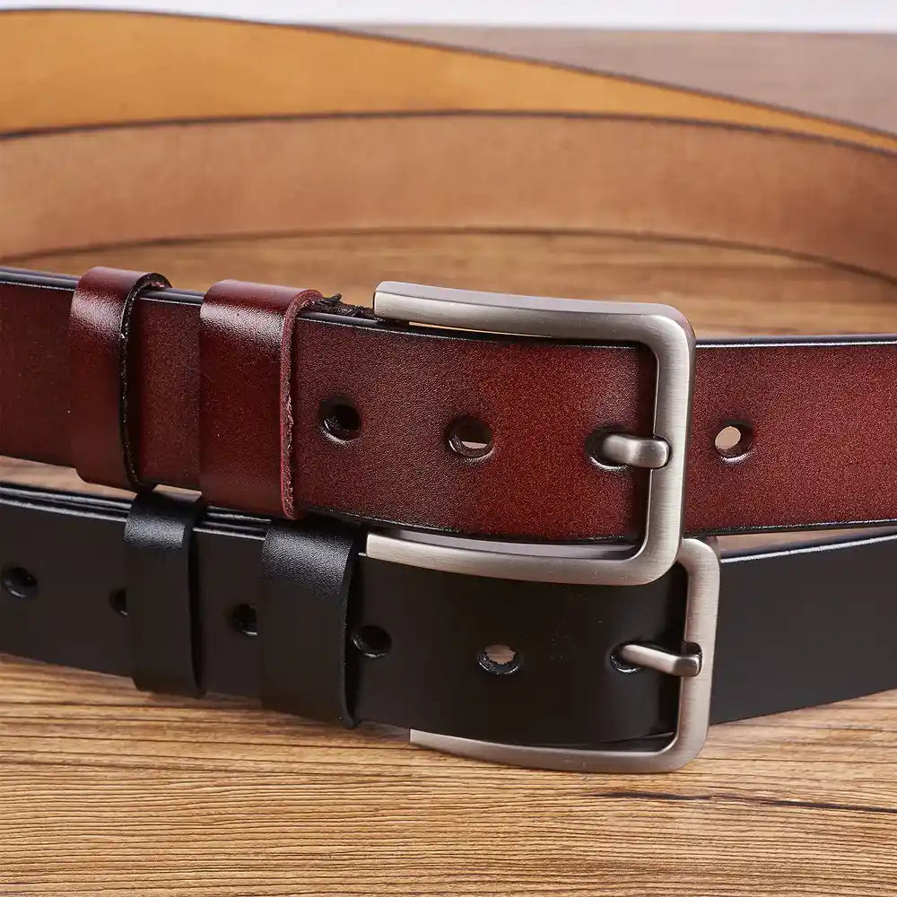I Love You Either Way - Personalized Engraved Leather Belt - Image 3