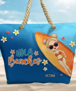 Alternative view of Life Is Better At The Beach Summer Vibes - Personalized Beach Bag
