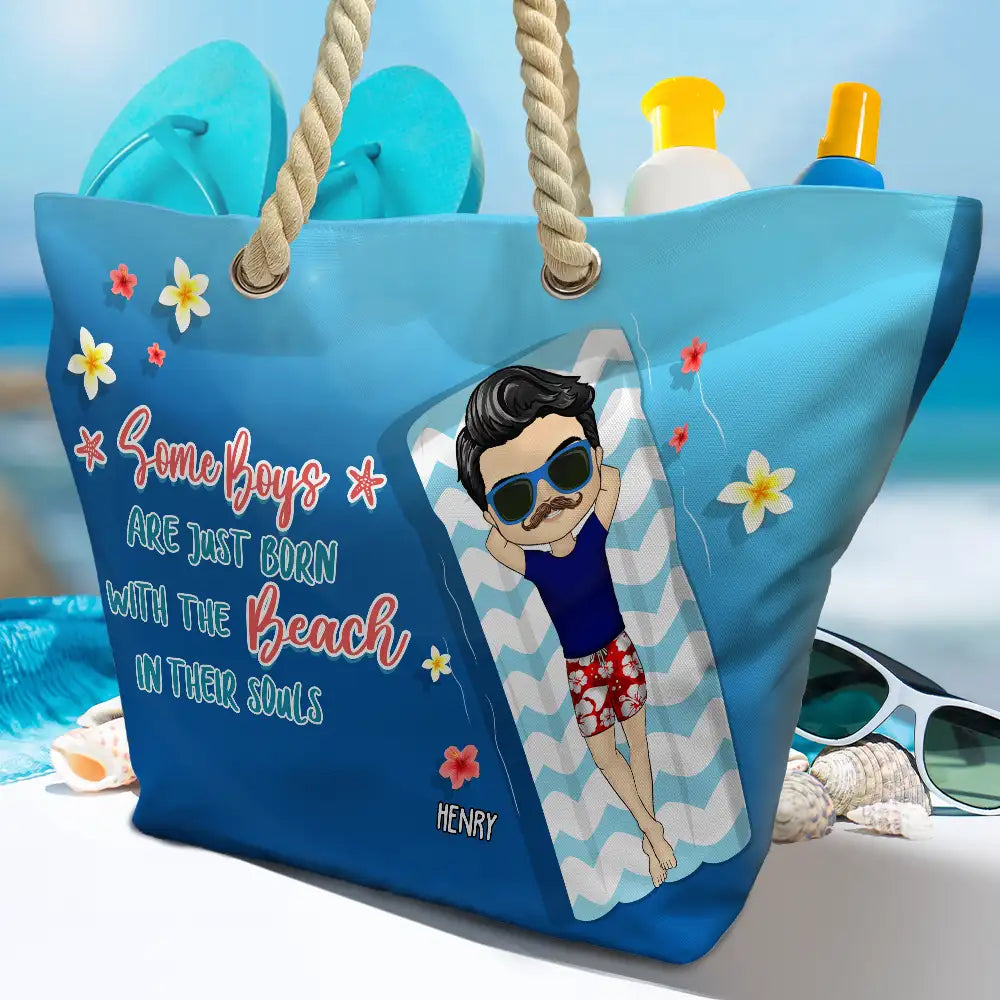 Life Is Better At The Beach Summer Vibes - Personalized Beach Bag - Image 4