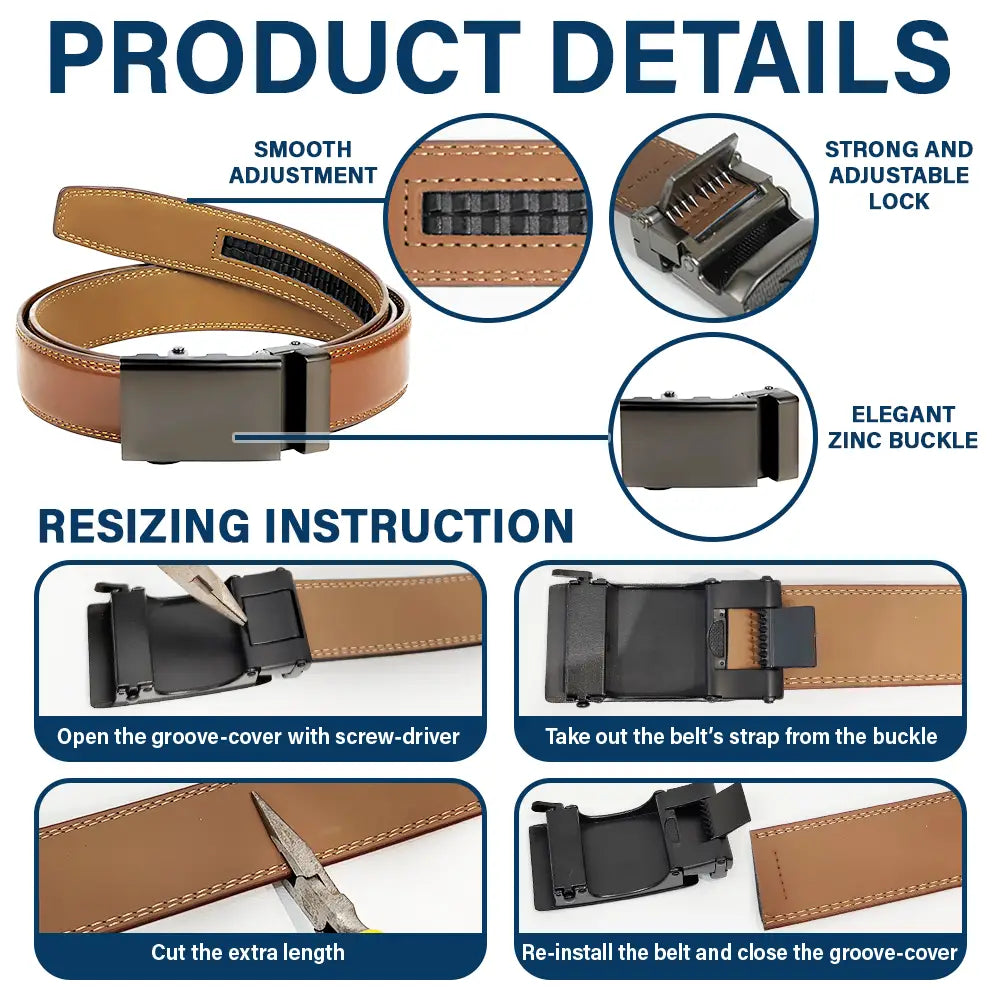 I Love You For Who You Are Gift For Husband Boy Friend - Personalized Leather Belt With Engraved Buckle - Image 4