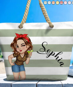 Summer Is Calling Beach Vacation - Personalized Beach Bag