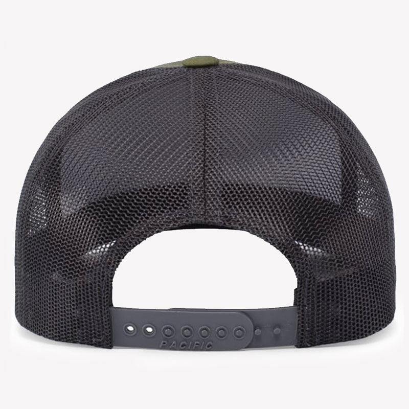Dad EST, Personalized Trucker Leather Patch Hat, Gift For Dad - Image 3