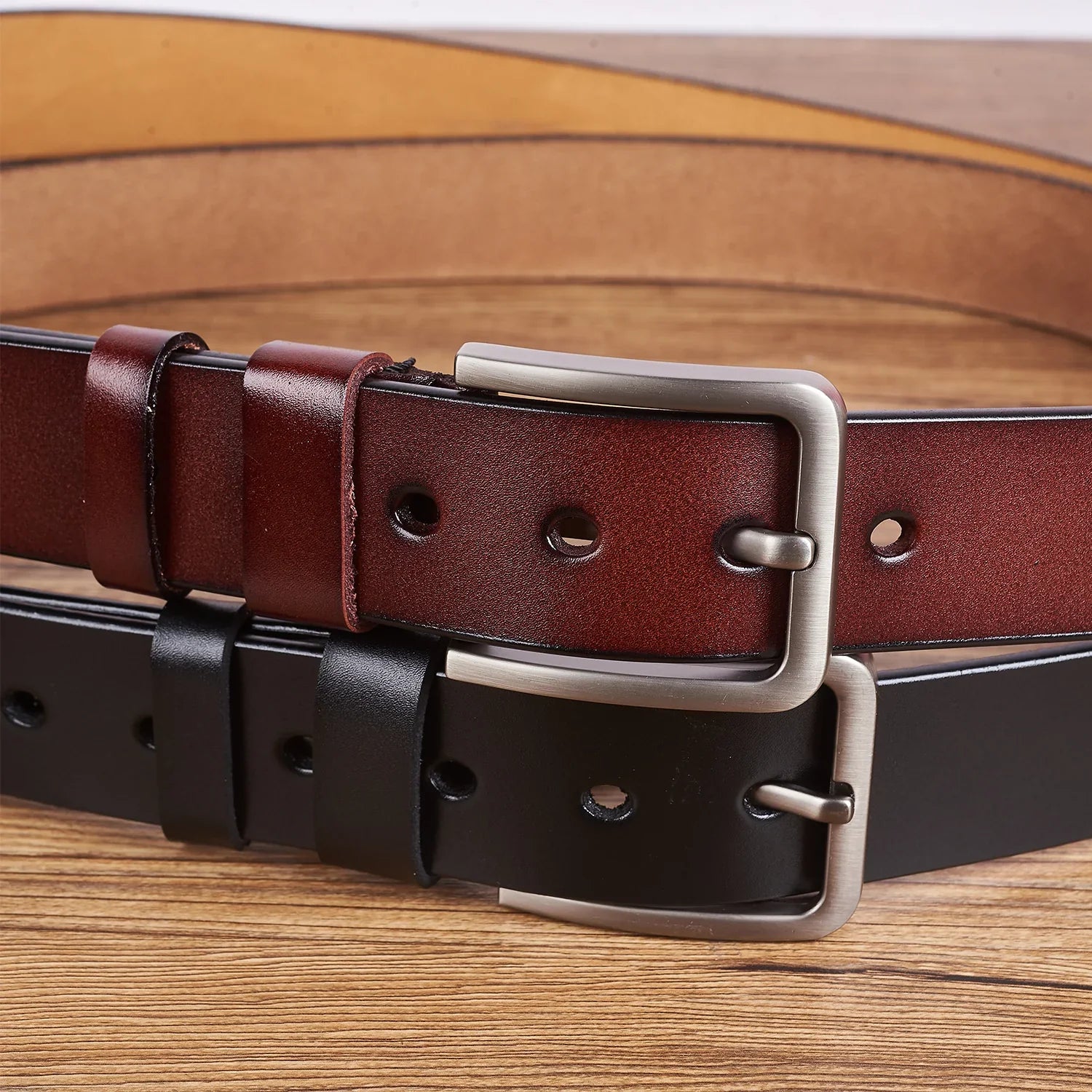 In Case You Need A Little Reminder - Funny Gift For Husband, Boyfriend, Spouse, Fiance, Dad Gift - Personalized Engraved Leather Belt - Image 3